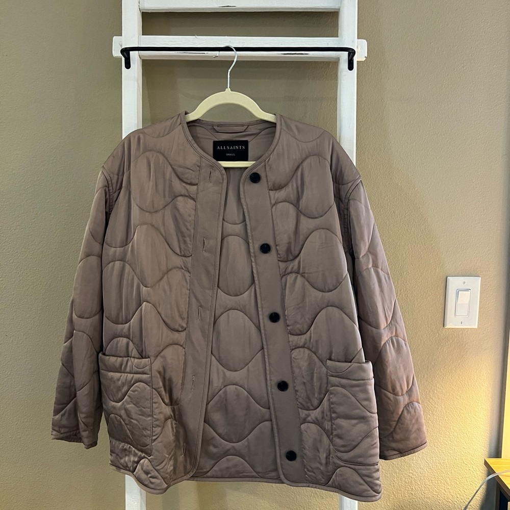 Allsaints Torin Quilted Coat